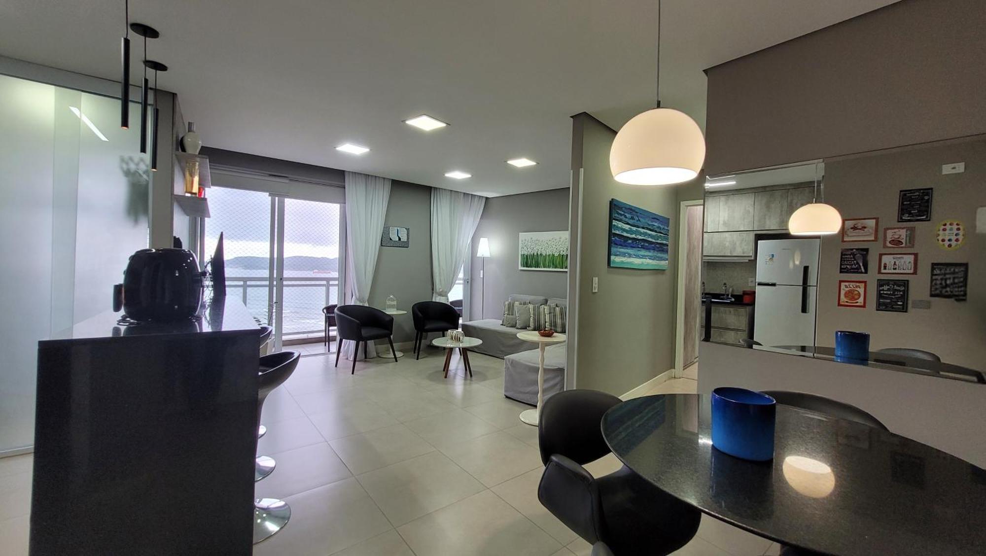 Booksantos Unlimited 2705 - Veja O Mar Da Cama Apartman Kültér fotó